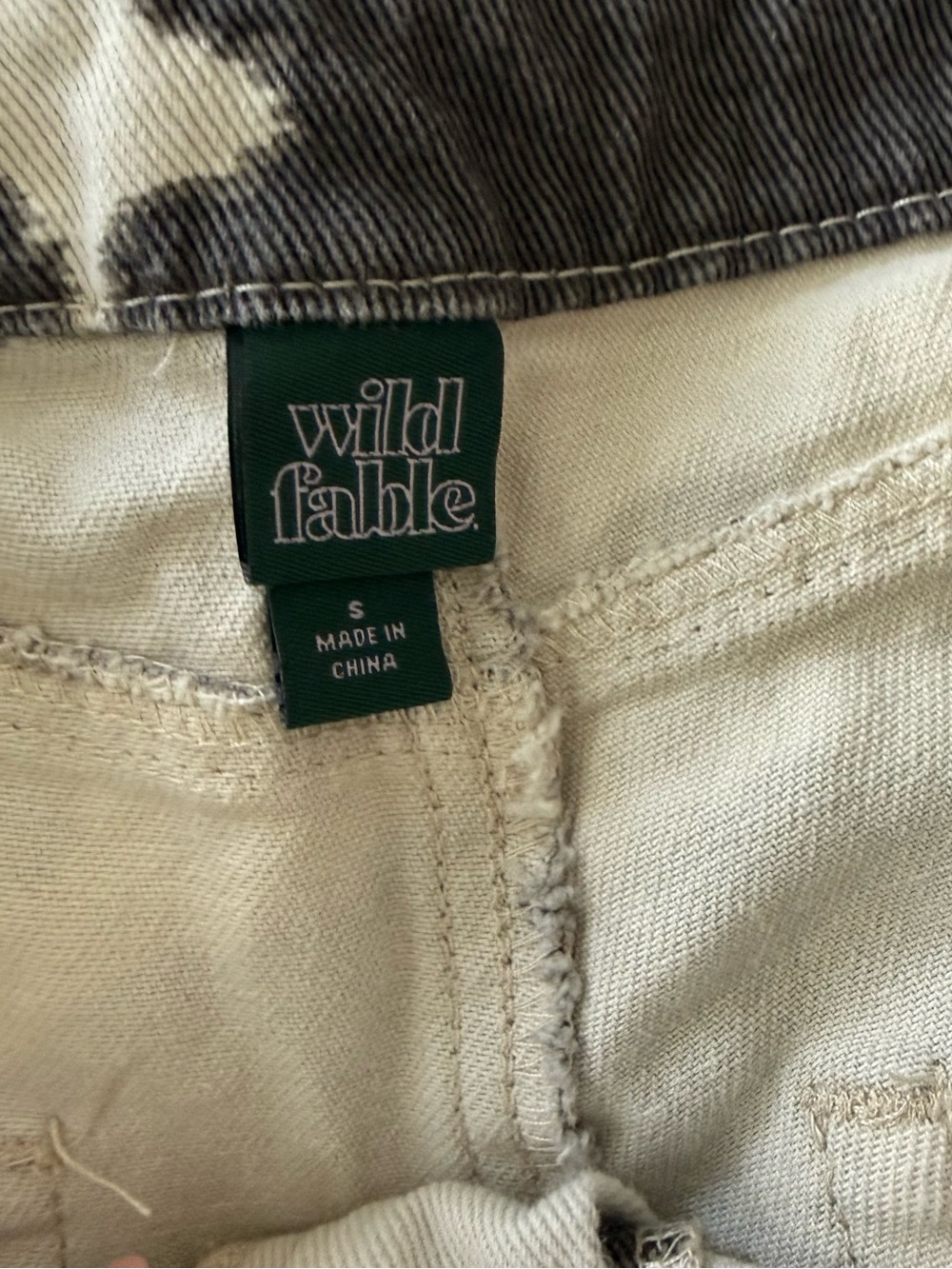 wild fable Cow Print Wide Leg pants size S - Picture 2 of 6